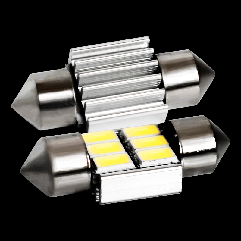 

10pc 31mm C5W C10W C3W SV8.5 6 led 5630 smd Festoon CANBUS NO Error Car Licence Plate Light Auto Dome lamps Reading Lights 12V