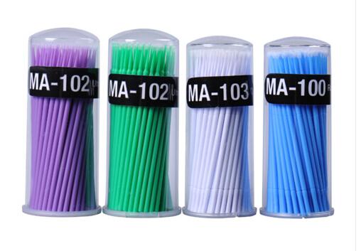 

Hot sale Durable Disposable Eyelash Extension Micro Individual Applicators Mascara Brush Fast Shipping 100PCS/set low price