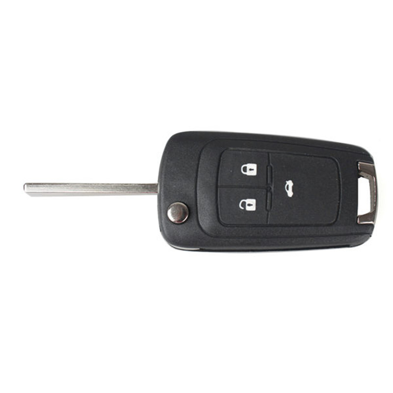 Guaranteed 100% 3 Button Flip Key Shell fit Car for CHEVROLET Remote Key Case Fob Replacement Free Shipping-image-381881407