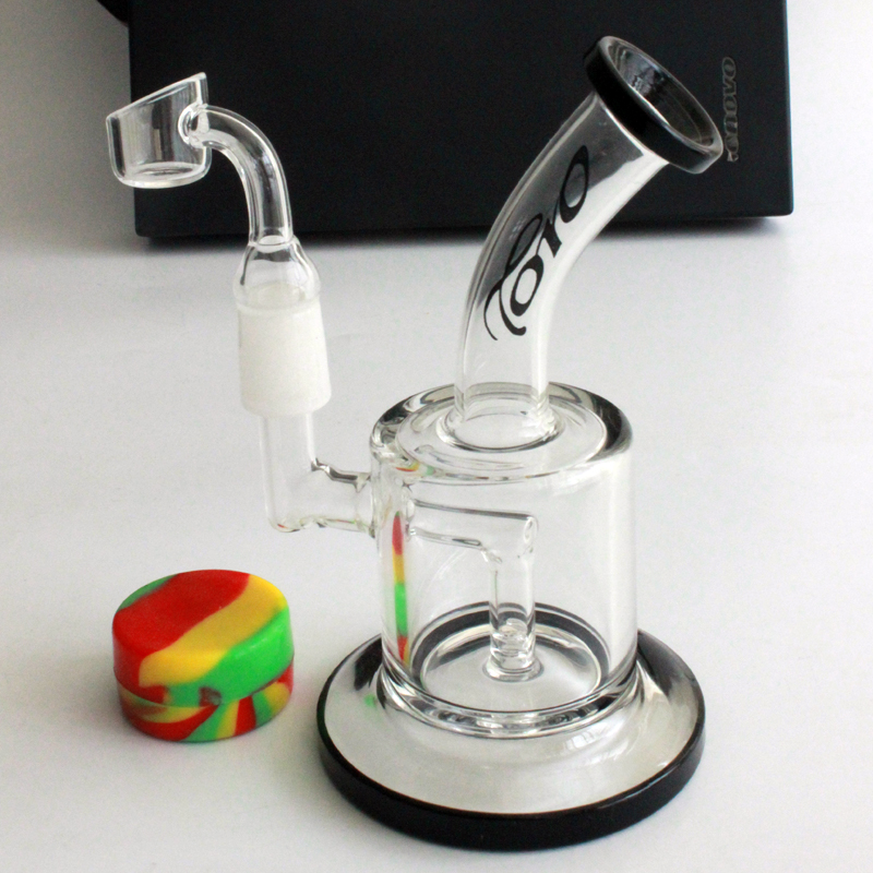 

6" best quality toro glass dab oil rig glass bubbler 5MM thick glass rigs includ quartz banger nail free shipping