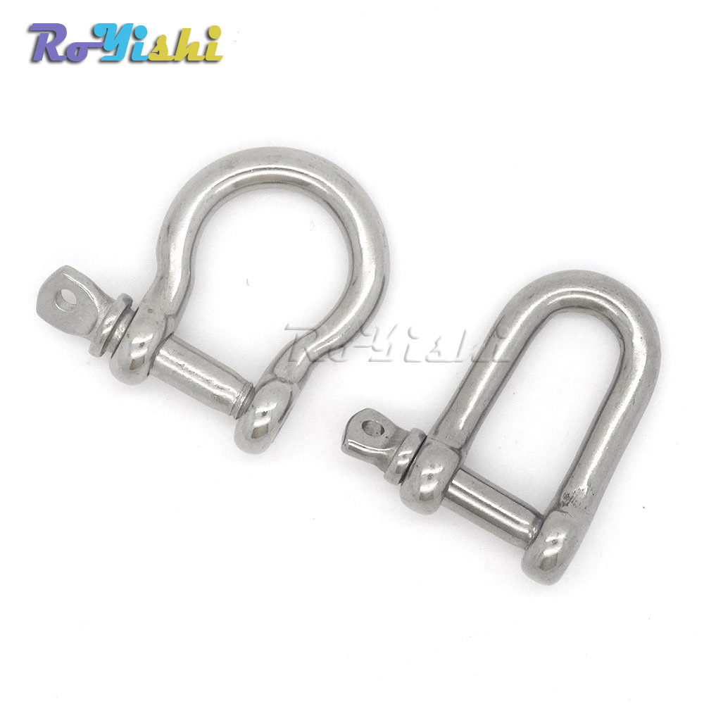 

10pcs/lot Stainless Steel UD Anchor Shackle Screw Pin for Paracord Bracelet
