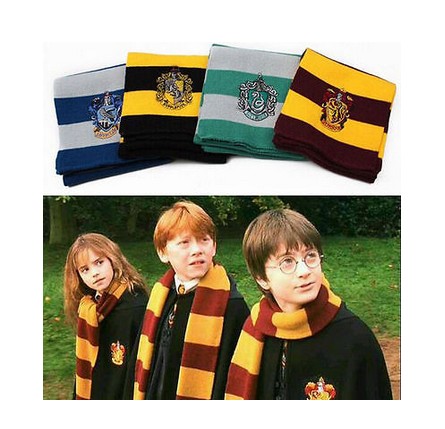 

Fashion Harry Potter Scarf Scarves Gryffindor Hufflepuff Slytherin Knit Scarves Cosplay Costume Gift Warm Stripe Gryffindor Scarve