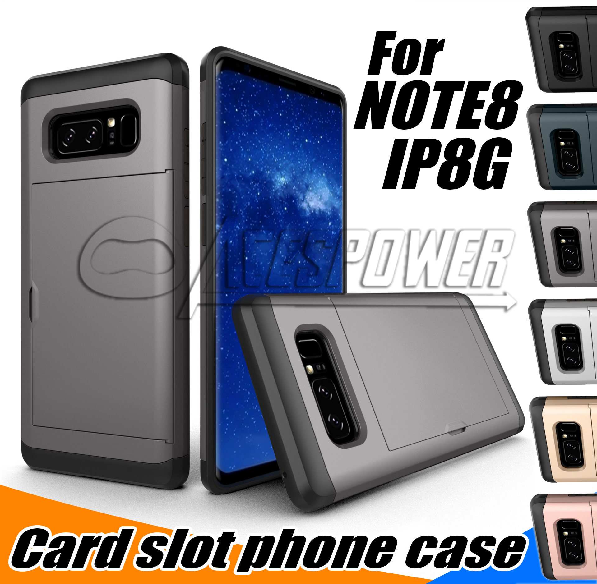 Luruxy Slim PC funda rígida contraportada para Samsung S6 S7 S8 S8 Plus EDGE EDGE