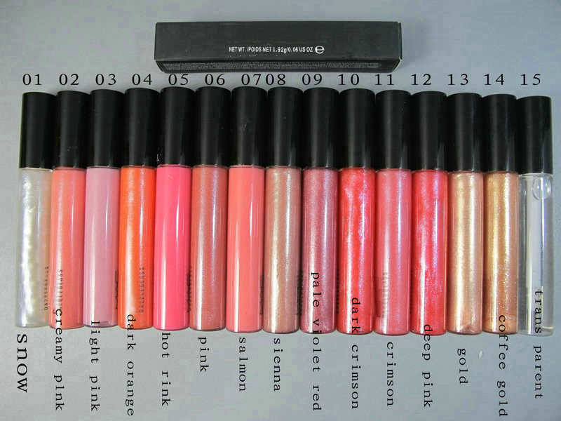 

15pcs/lot Makeup Lip gloss 1.92g !! 15 Color !Free Shipping
