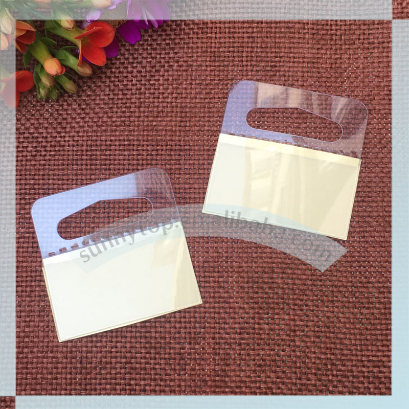 

Wholesale- Self Adhesive Hang Sell Tabs, High quality, 350micron, with hole