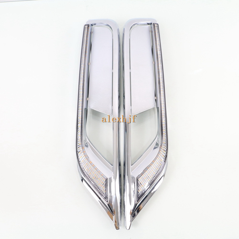 

July King LED Daytime Running Lights DRL Case For Honda CRV CR-V 2015~ON, LED Front Bumper DRL, Replacement, White