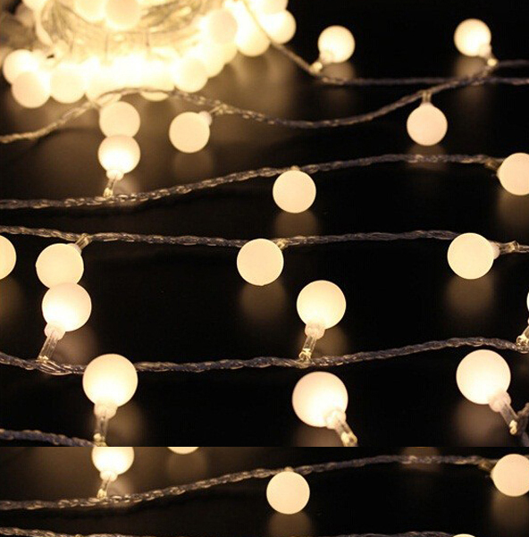 

2M 20 LED ball Battery Operated LED String Lights for Xmas Garland Party Wedding Decoration Christmas Flasher Fairy Lights
