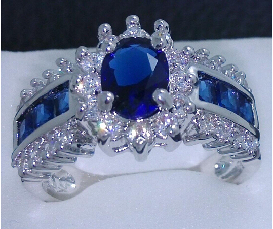 

[Close]Wholesale - Fashion 10kt Gold Filled Sapphire & White Topaz Gemstones Band Ring Gift Sz 5-11