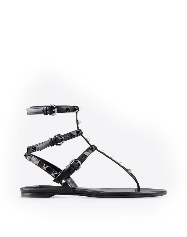 

Women Sandals Slippers Embroidery Sandal Floral Brocade Flip Flops Striped Beach Genuine heels sandal Slipperh comfort Fashion Paris studs772, Black