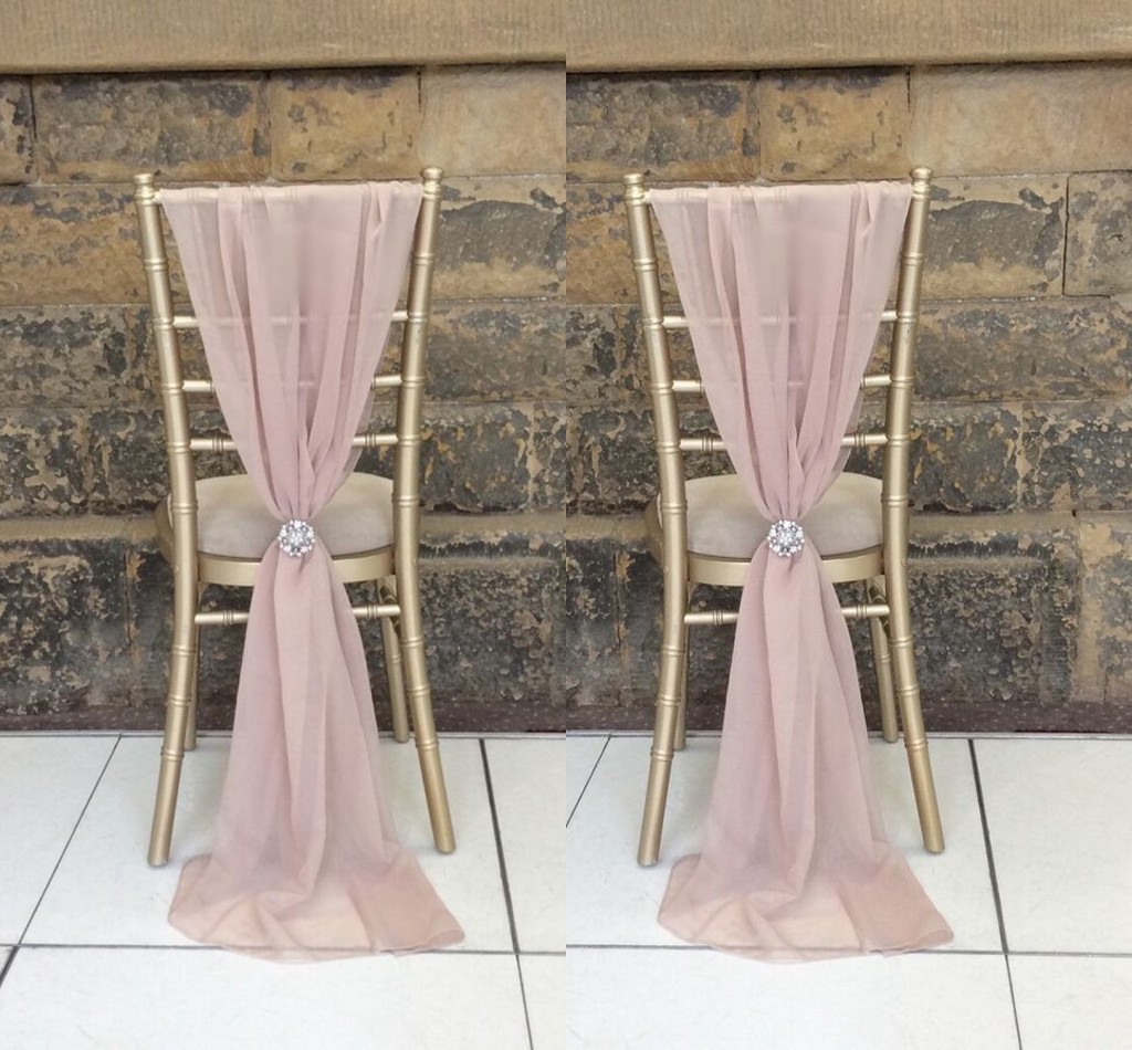 

Enable Destop Garden Formal Wedding Chair Cover Back Sashes Romantic Oceanfront Flower Banquet Decor Bow Christmas Birthday Chair Sashes, White