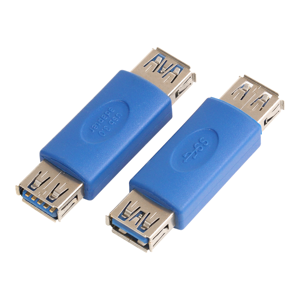 

ZJT55 USB 3.0 Type A Female to Female Adapter Coupler Gender Changer Connector