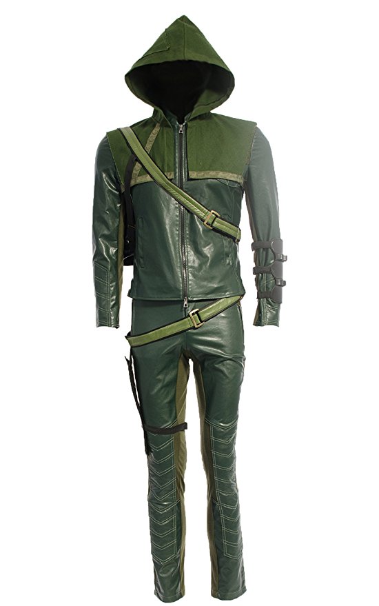 

Cosplay Costume Green Arrow Man Oliver Queen Halloween costume hoodies