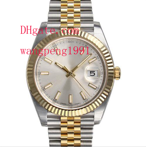 

men Top Quality watch 41mm 126333 Mens Steel & Yellow Gold Jubilee Bracelet Silver Automatic Mechanical Mens Men's Watch Wat