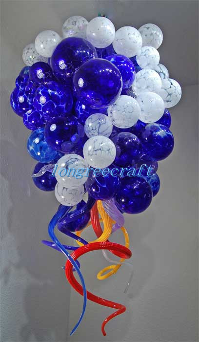 

Ceiling Lights 110v/120v LED Bulbs Hanging Home Light Mouth Hand Blown Glass Chandeliers Indoor Lighting Christmas Ornament