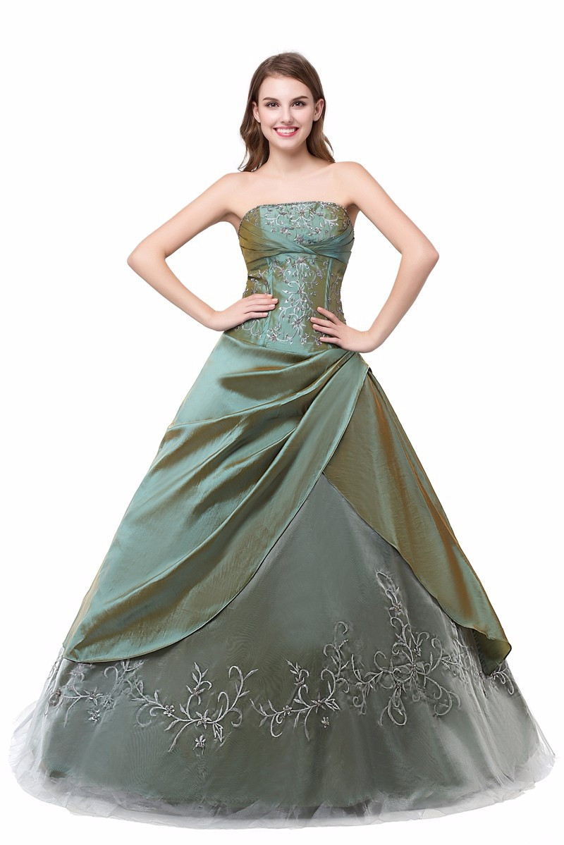 

2017 New Fashion Embroidrey A-Line Quinceanera Dresses with Taffeta Lace Up Plus Size Sweet 16 Dress Vestido Debutante Gowns BQ50, Red
