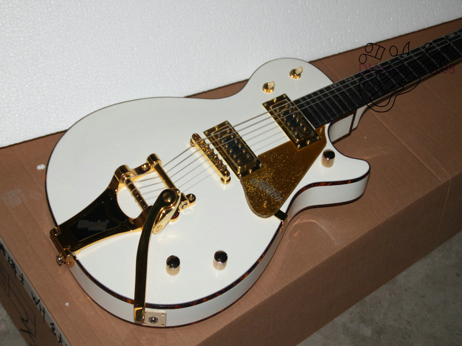 Guitare Jazz blanche 6129, haute qualité, livraison gratuite, nouvelle collection