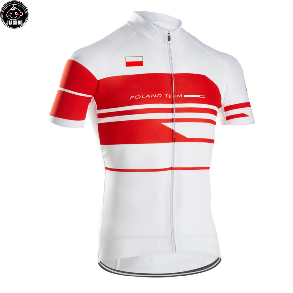 

Classical NEW POLAND mtb road RACING Team Bike Pro Cycling Jersey / Shirts & Tops Clothing Breathing Air JIASHUO, Black