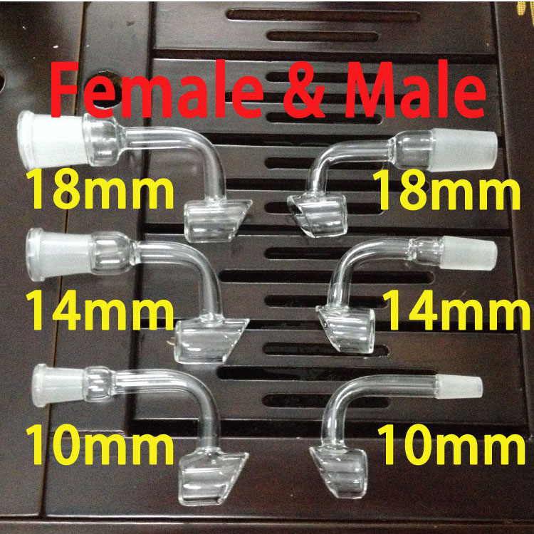 

4mm Thick Quartz Banger With Hook Domeless Quartz Banger Enail With Hook Fo216U