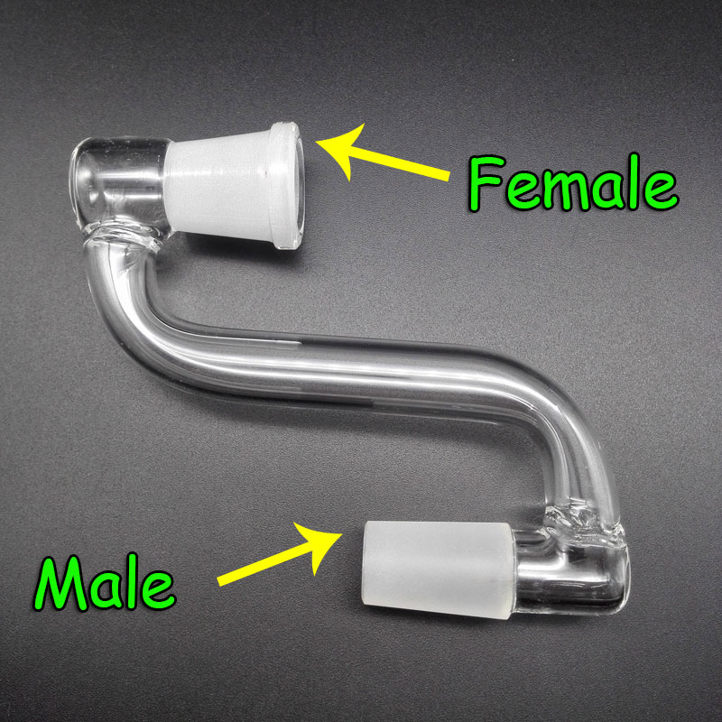 

Wholsale New Glass Drop Down Adapter Female Male 14mm 18mm To 14.5mm 18.8mm Joint Glass Dropdown Adapters For Glass Water Pipes