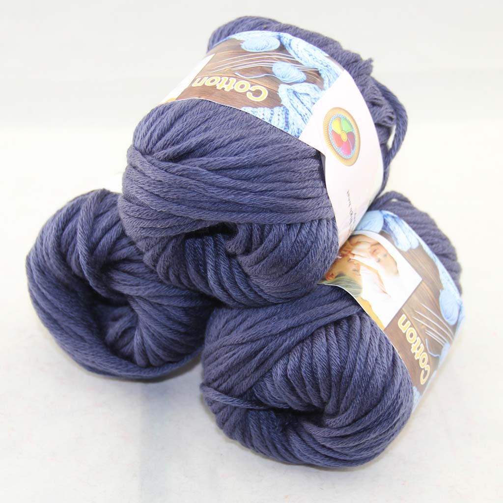 Lote de 3 X 50g bolas de algodón suave gruesa de lana peinada especial hilo de ganchillo beige 2231