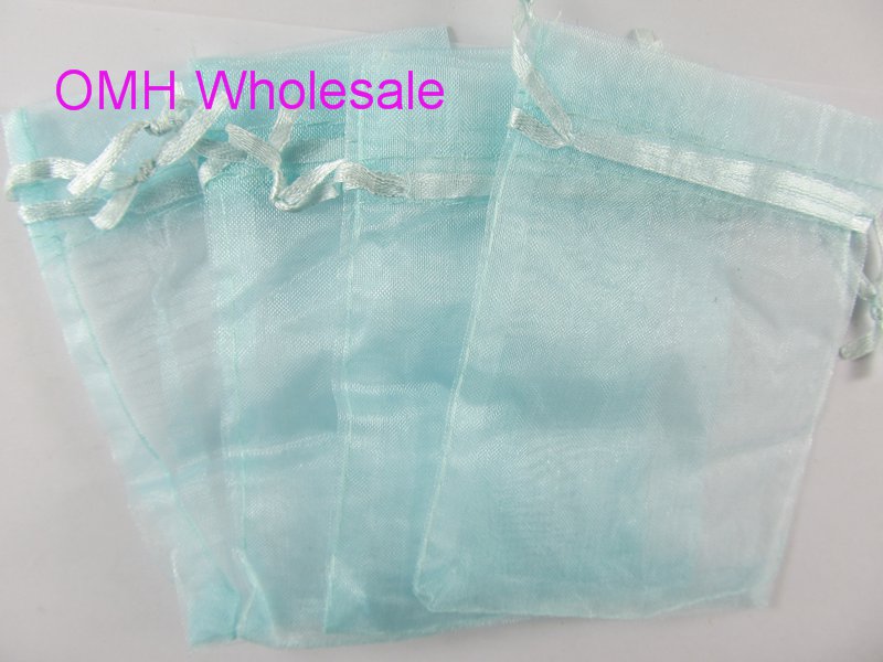 

OMH wholesale 50pcs Dark blue pink green 17x23cm nice chinese voile Christmas Wedding gift bag Organza Bags Jewlery Gift Pouch BZ11-2