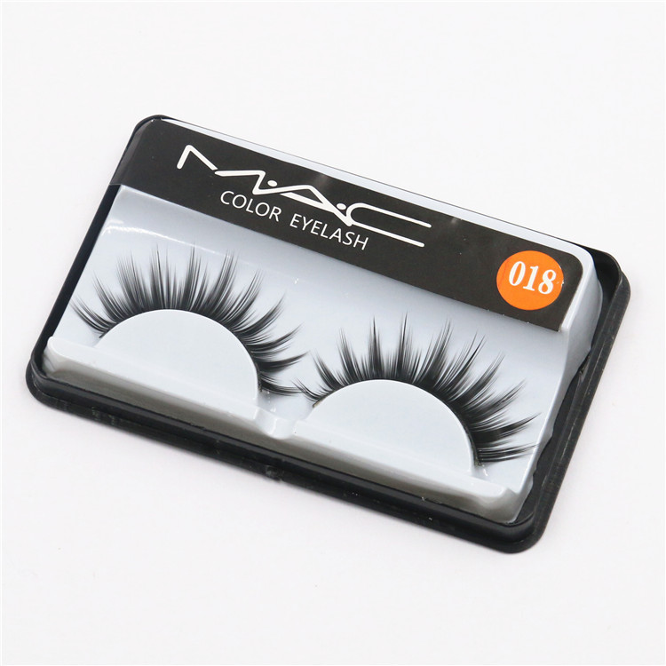 Brand False Eyelashes Handmade Natural Long Curl Thick Fake Eye Lash Extensions Black Color Eyelash Eyes Makeup Tools Reusable Lashes #018-image-382026193