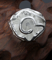 

925 Silver Rose Women Ring Chirstmas Band Rings Silver Plated Eastern Party Gift Flower Rings Jewelry
