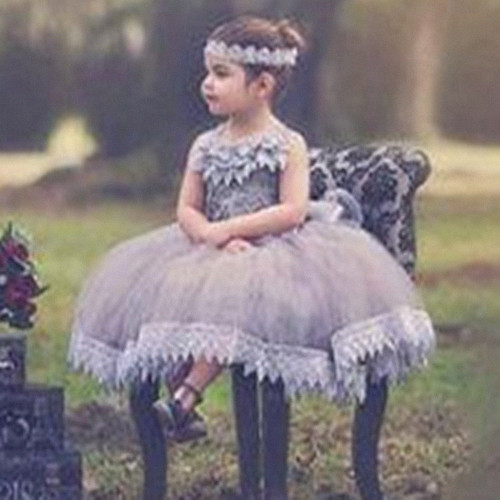 

Lace Ball Gown Flower Girl Dresses Holy Communion Dresses Girls Pageant Dresses Kids Evening Prom Gowns Custom Made, Green