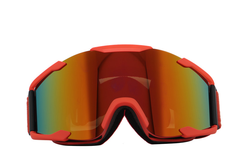 

Free Shipping Flexible Reflective Uv Lens Motorcycle Accessories Motocross Mx Eye Glasses Goggles Eyewear Gafas Casco Para Moto, Black