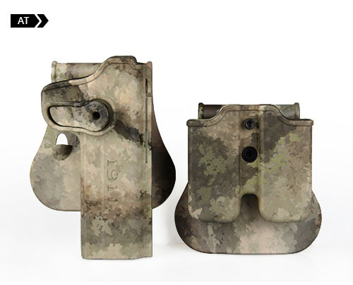 

New Polymer Retention Roto Holster and double magazine holster Fits Tactical 1911 Style