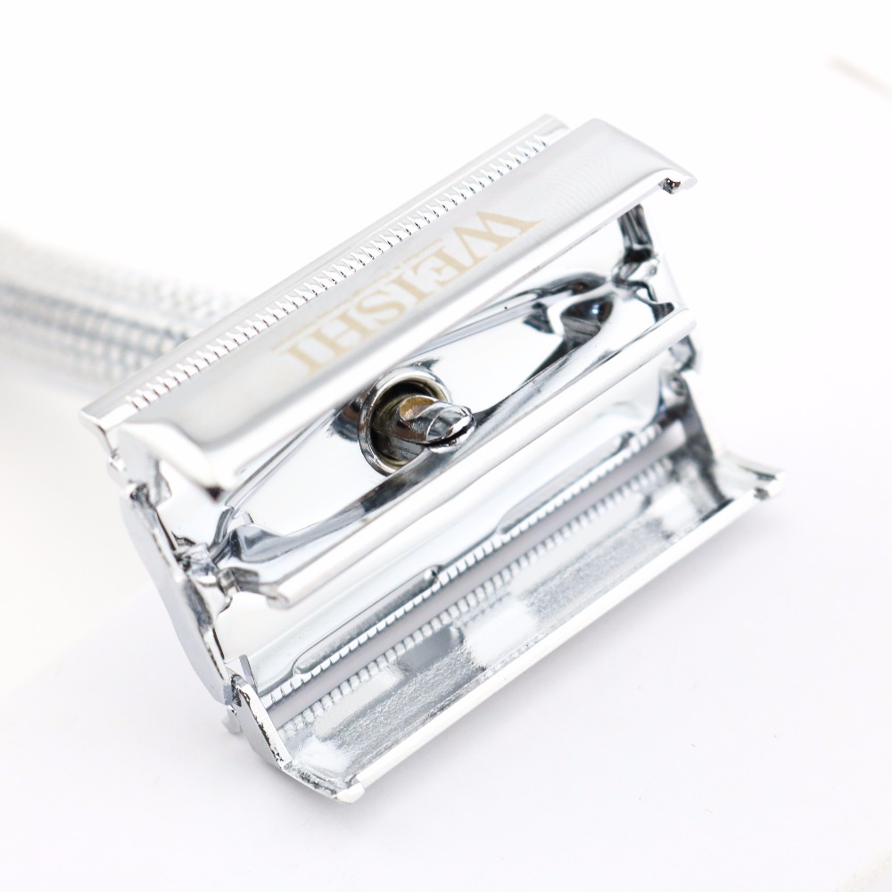 

WEISHI butterfly safety razor High quality shaving razor Metal handle 9306-F Silvery 9306-C Gun color 9306-I Bronze NEW