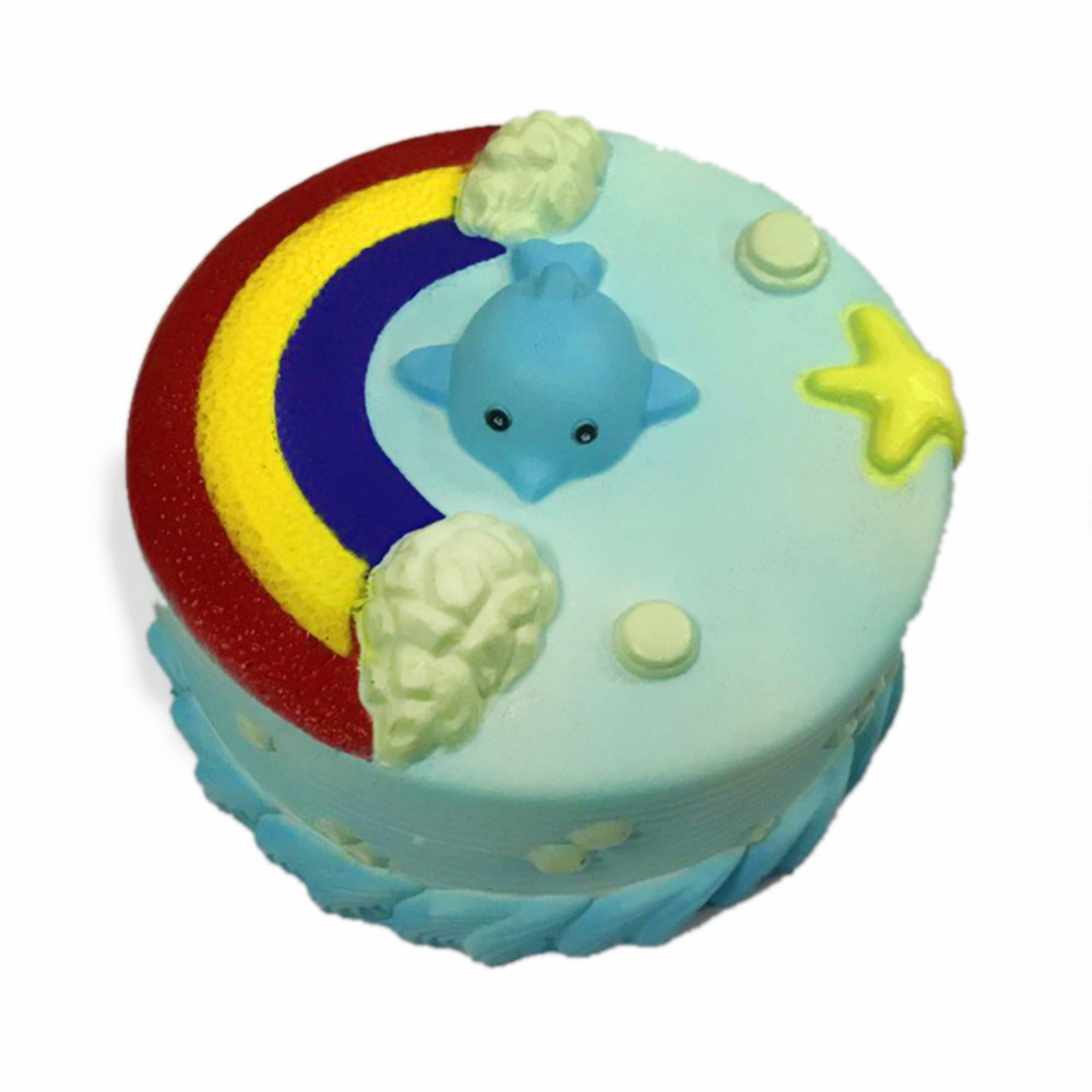 

Wholesale- Environmental protection safety Slow rebound Squishy new simulation bread,fruit,animal PU model sea cake
