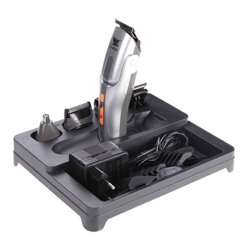 newest 5 in 1 rechangeable head electric hair clipper man grooming kit body hair trimmer shaver nose beard trimmer