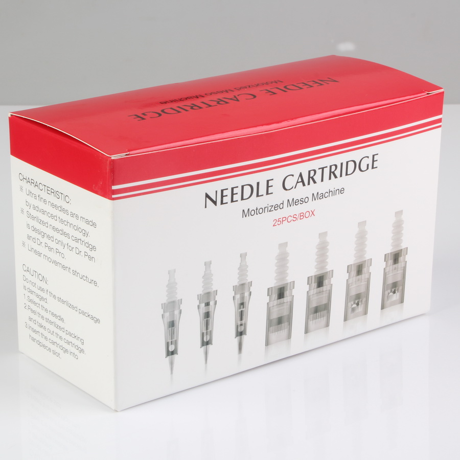 

100pcs Needle cartridge 12 pins Needle Replacement Cartridges Needle Head for Derma Pen Dr.pen derma roller Electric derma roller pen