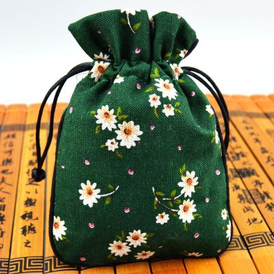 

Elegant Small Cotton Linen Cloth Packaging Bags for Jewelry Gift Bags Drawstring Lavender Spice Bags Chinese Style Craft Storage Pouch