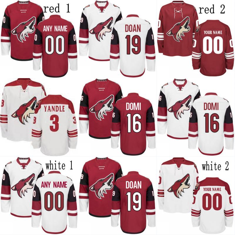

Arizona Coyotes Jersey 16 Max Domi 15 Brad Richardson 9 Clayton Keller 25 Nick Cousins 8 Tobias Rieder Custom Hockey Jerseys Cheap, Black;red
