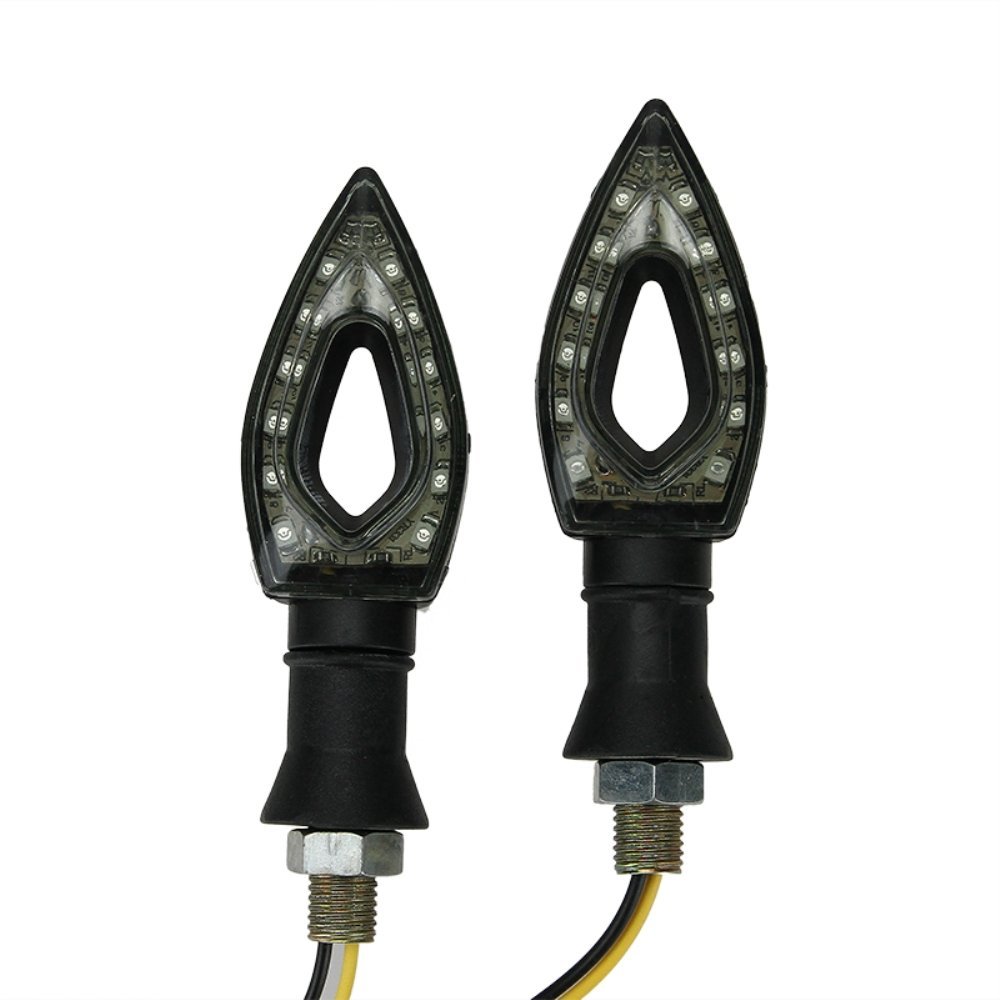 

Motorcycle LED Turn Signals Indicator Blinkers Light Lamp Lighting For Honda Suzuki Kawasaki Yamaha Standard Bike Cruiser