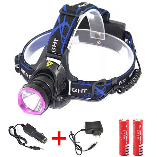 

2000 Lumens CREE XM-L XML T6 LED Headlamp Head Lamp Headlight Flashlight Head Lamp Light 18650 + 2 x Charger +2 ulltrafire 18650 battery