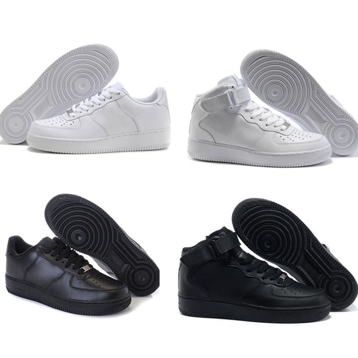 

New Classical Men Womens Running Shoes 1 Famous Ones Trainers Sports Skateboarding Shoes White Black Eur 36-46