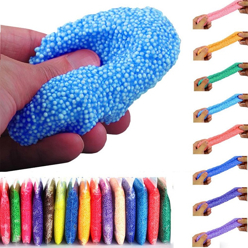 

New Clay Playdough Magnetic Plasticine Ferrofluid Snow Mud Fluffy Floam Slime Scented Stress Relief No Borax Kids Toy