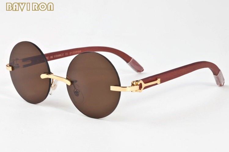

with box 2020 nartural brown white leg wood sunglasses fashion round buffalo horn sun glasses zonnebril oculos lunettes gafas