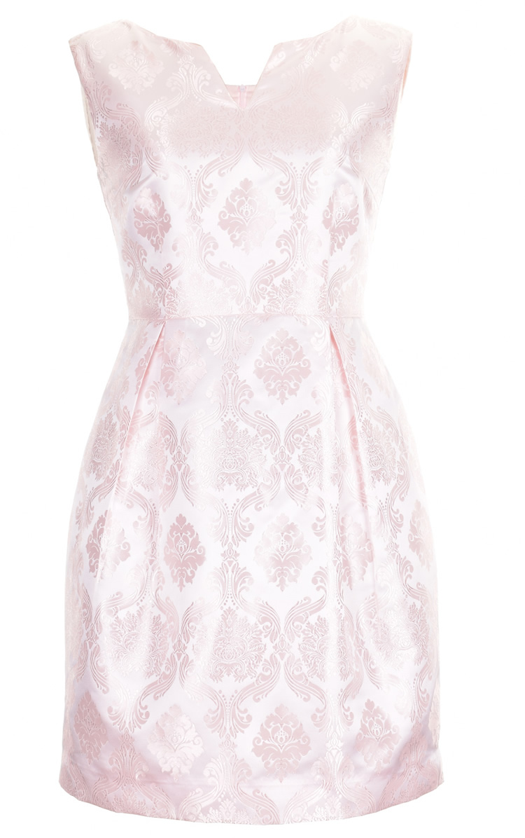 

Jacquard Women Sheath Dress Sexy V-Neck Sleeveless Party Dresses 082020, Same as picture