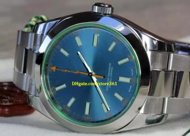 

luxury watches Luxury WATCHES STAINLESS STEEL BLUE Z DIAL 116400Z, UNWORN WITH BOX AND CARD!! 40MM Man Wristwatch