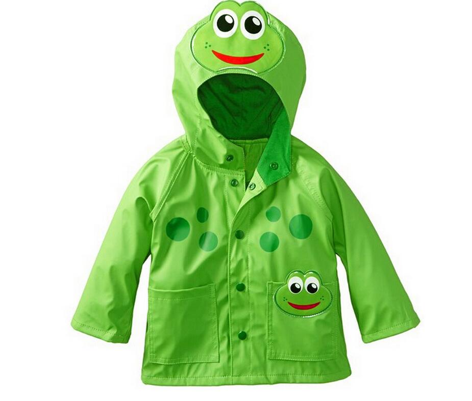 

Girl Frog rain coat Girls Enhanced Radiance Frog Rain Slicker Baby Rain coats Kids Coat Girl clothes Girl Outwear TL 001, Red