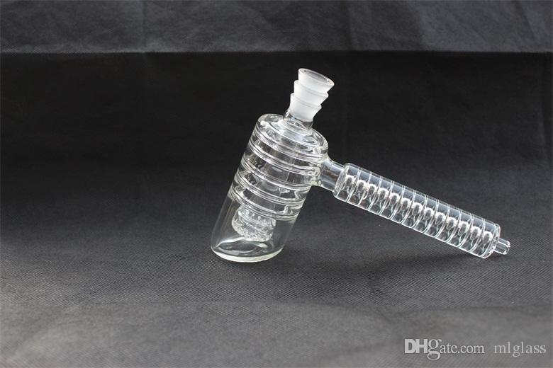 

Glass hookah handle thread smoking pipe bong 10mm joint factory direct price concessions