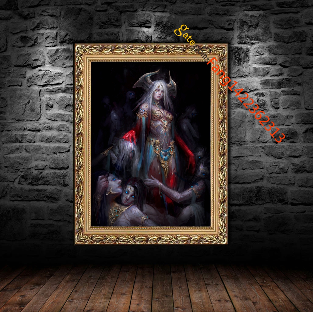 

" Ars Goetia Duchess Gremory" Premium Art Print. HD Canvas Prints Wall Art for Home Decor(Unframed)