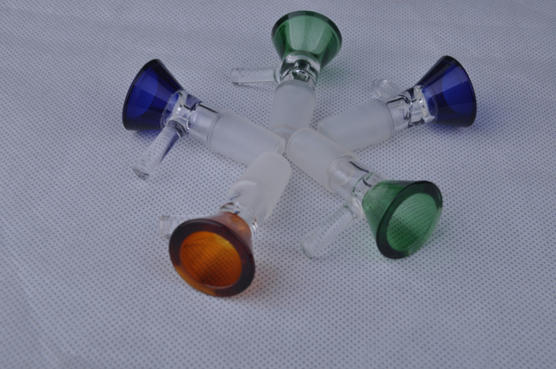 

Colorful Bowls dry herb 14 male Smoking 18mmGlass bowl glass bucket pipe pink blue green Accessories