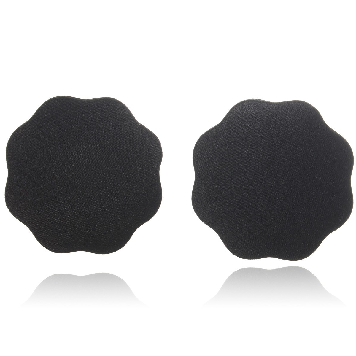 Gros-1 Paire Noir Beige Pétales De Sein Sexy Jetable En Silicone Souple Couverture De Mamelon Soutien-Gorge Pad Pasties Pour Les Femmes Intimes A