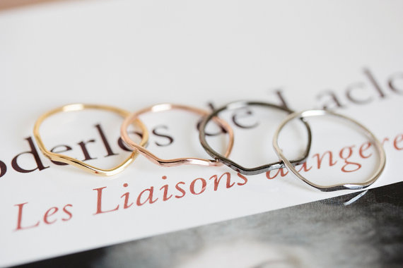 

Fashion small fluctuations in water wave ring style restoring ancient ways men and women jewelry wholesale free shipping festival best gift