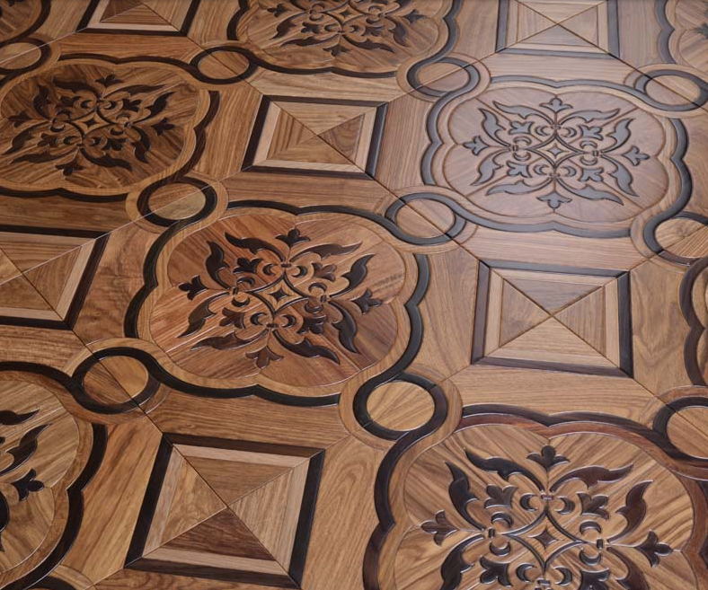 Oak Hardwood floor solid wood tiles timber flooring furniture designed Bamboo bedroom set household home_decoration laminate PVC Home decor livin-image-405852723